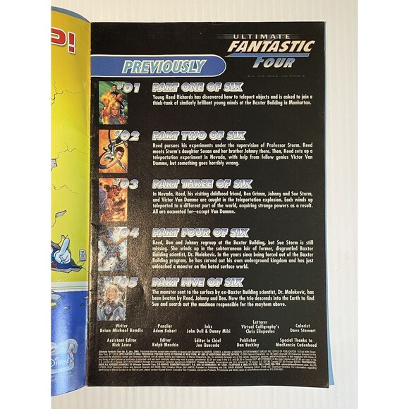 Ultimate Fantastic Four No.6 & 14 (2004-05) Marvel • Comic Book Set, Bendis - Picture 3 of 9